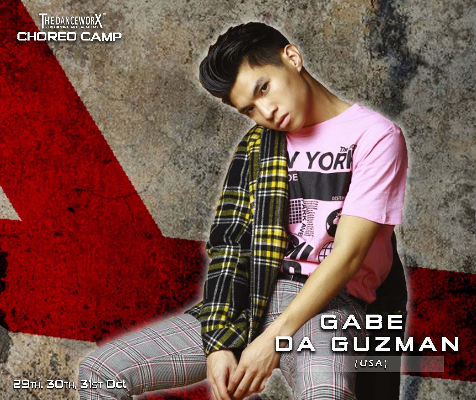 TDX CHOREO CAMP – SINGLE CLASS PASS – GABE DE GUZMAN